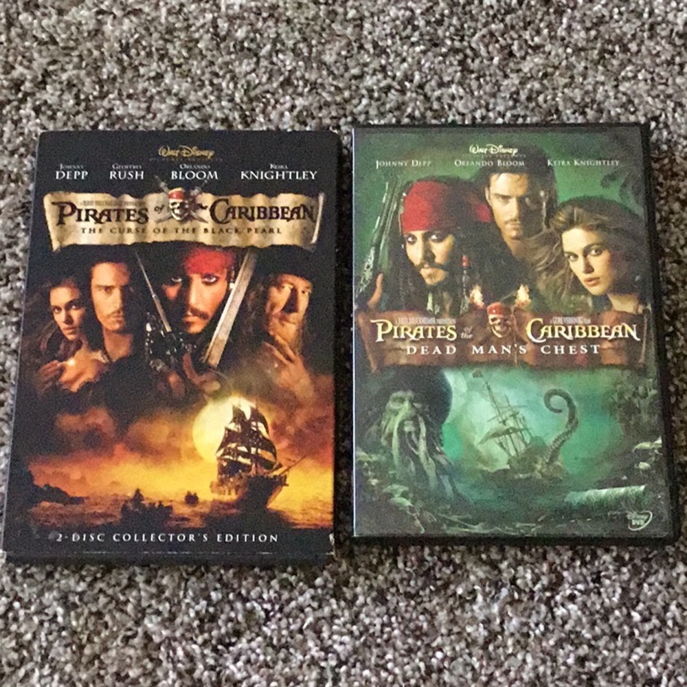 Pirates of the Caribbean The Curse of the Black Pearl & DEAD MAN’S CHEST bundle